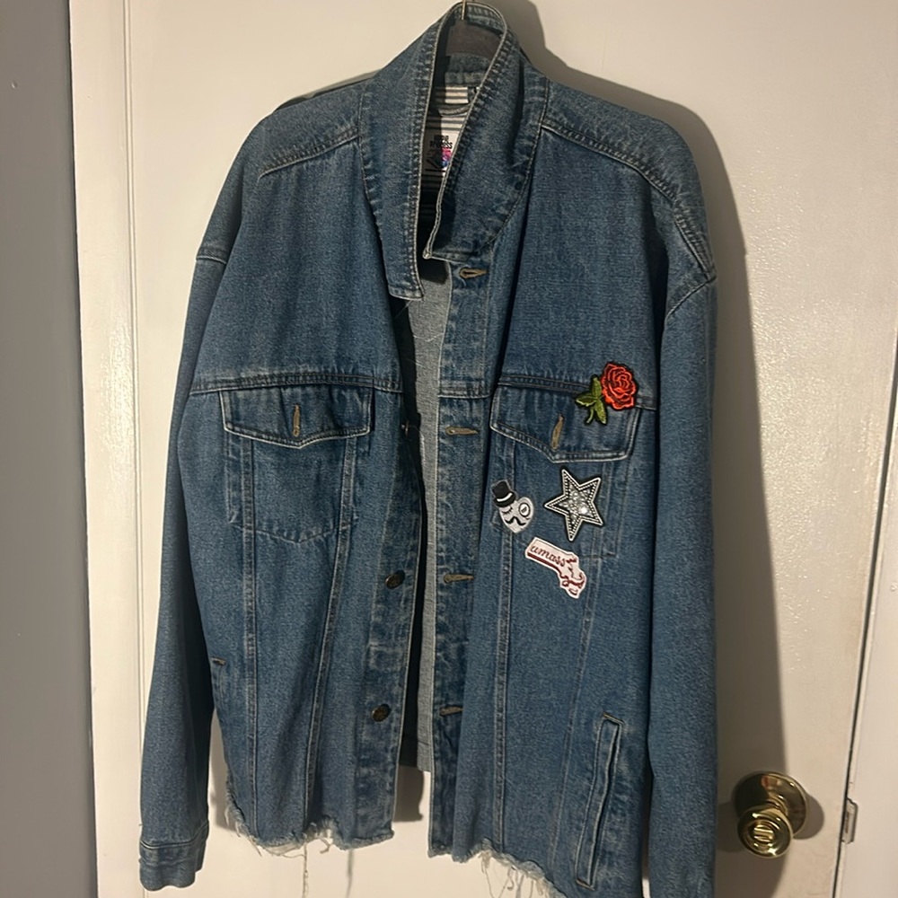 custom made vintage umass denim jacket